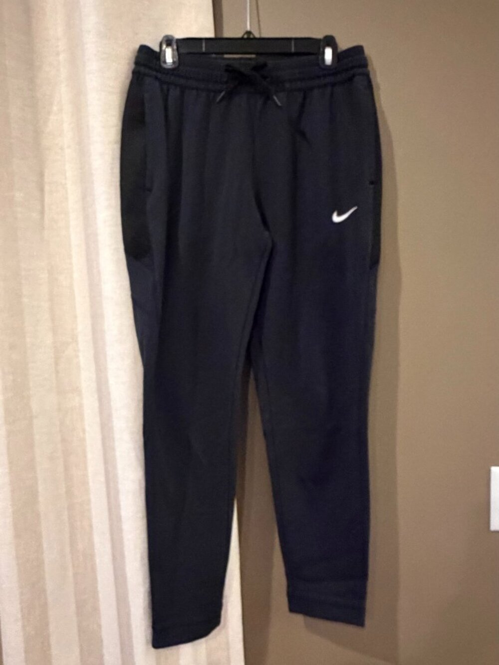 Women's Nike Showtime Therma Flex Basketball Pants Black, Size Large